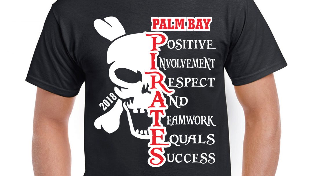 Palm Bay High School Basketball T-Shirts - Red Design